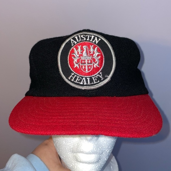 Harvard Austin Healey Vintage Wool Deadstock Baseball Hat Cap size 7 - Picture 1 of 14